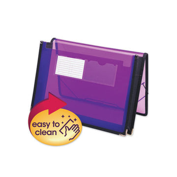 Smead® Poly Wallets, 2.25" Expansion, 1 Section, Letter Size, Translucent Purple freeshipping - TVN Wholesale